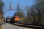 Coal Train Overtakes Junk Train